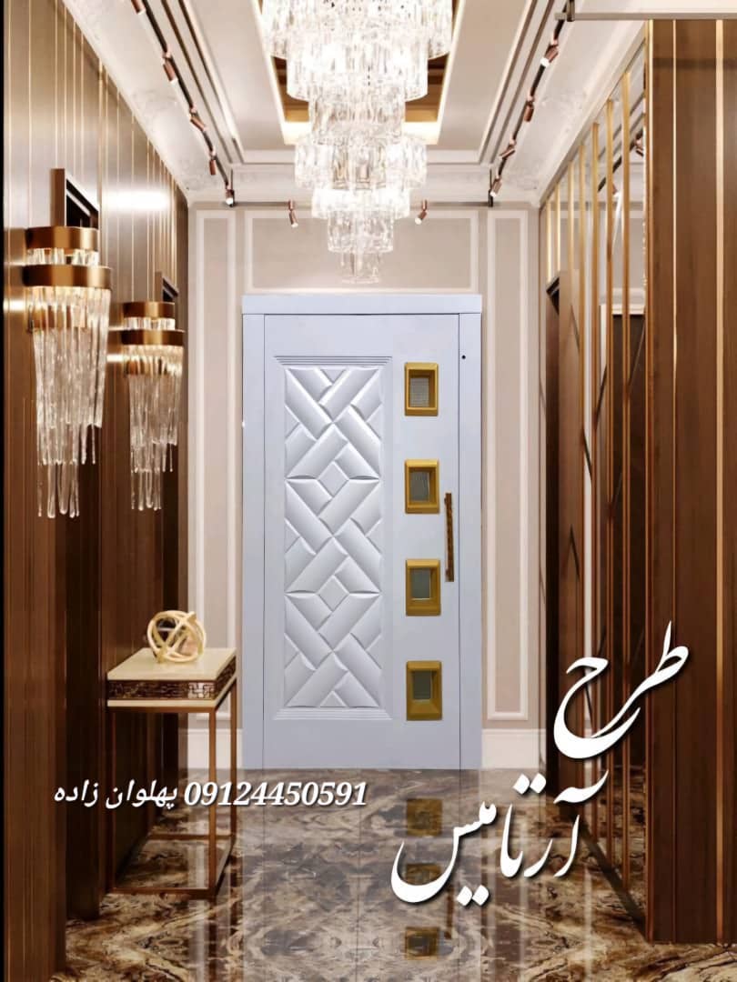 درب لولایی طبقه آسانسور